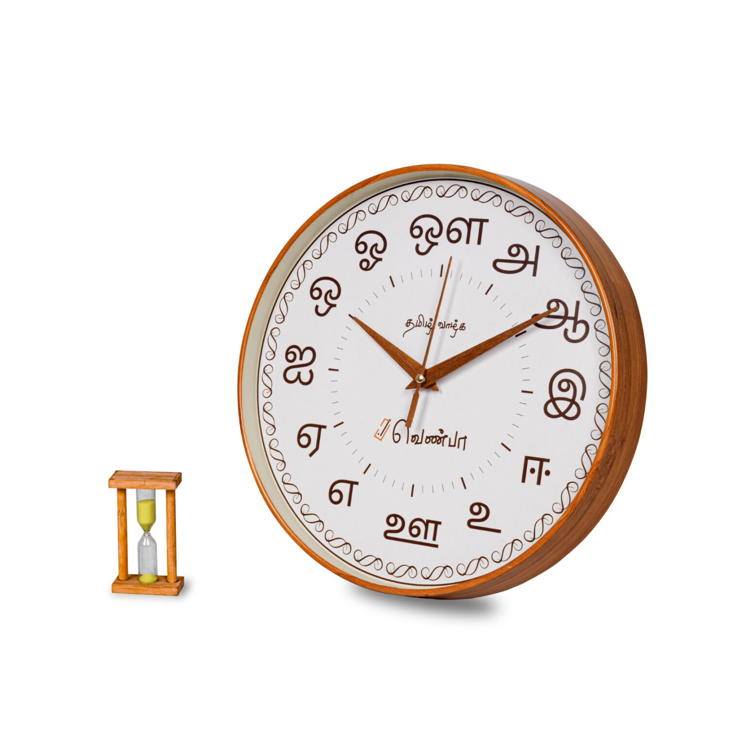 Tamil vowels clock to show your tamil pride